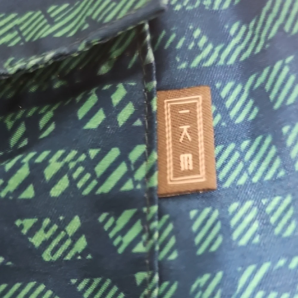 Blue Patterned Men's Swim Shorts